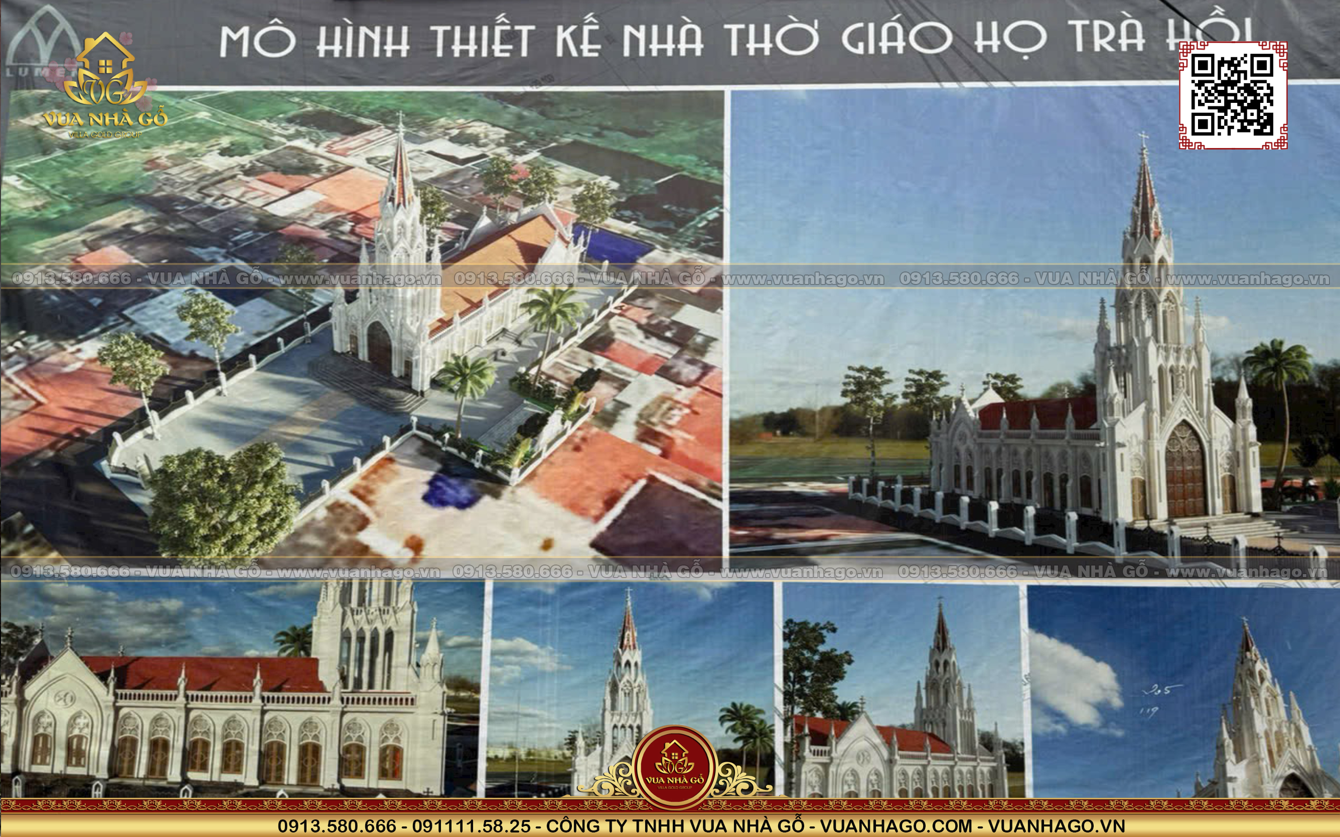 Nhà Thờ Gỗ Giáo Họ Trà Hội - Gx Thượng Phúc - Gp Thái Bình - Vua Nhà Gỗ